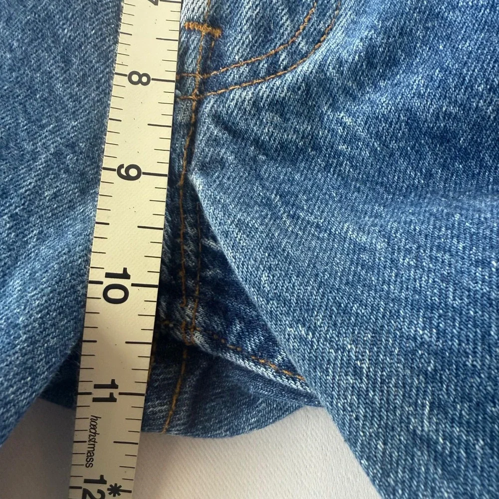 Levis 501 Vintage 87 Original Fit Button Fly Straight Leg Blue Denim Jeans 28x29